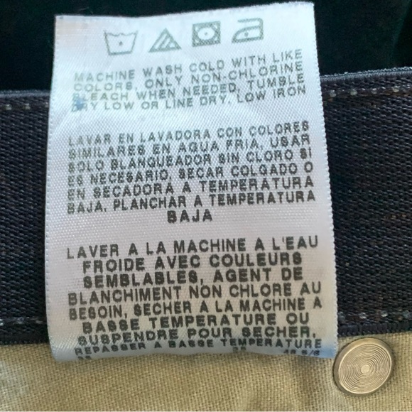 Women’s 13/14 x 34 WRANGLER Q BABY Dark Blue Jeans Bootcut Embellished - Picture 16 of 16